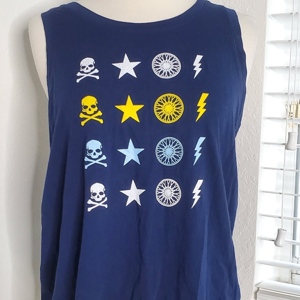SOULCYCLE Racerback Blue Tank Top S. - Picture 5 of 6